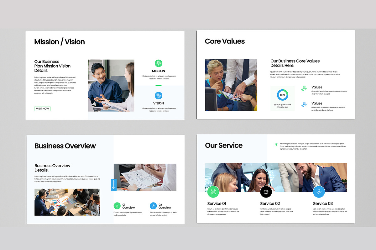 Business Plan Presentation Template, a Presentation Template by MightyDesign (Photo 5 of 8)