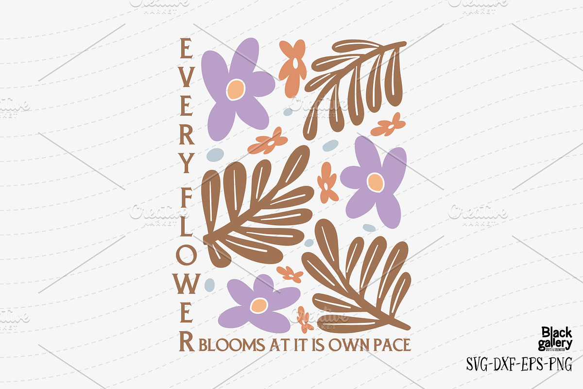 Boho Abstract Flower SVG Bundle, a Graphic by Clipart Bloom (Photo 7 of 16)
