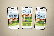 Yellow Tour Cycling Event Flyer Set, a Flyer Template by The Good Store (Thumbnail 2 of 2)