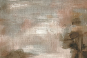 Abstract landscape painting with earthy tones capturing a misty, a Decorative Illustration by Studio ANNA