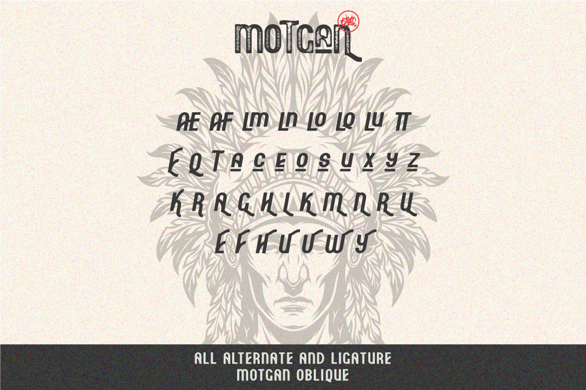 Motgan - Vintage Font, a Sans Serif Font by Vava Aryanto (Photo 12 of 16)