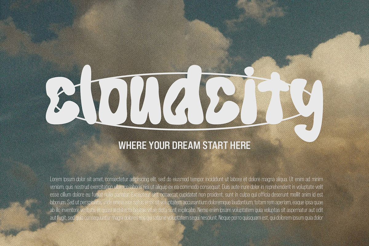 Blockier: Retro Groovy Font, a Handwritten Font by Koplexs Studio (Photo 8 of 10)