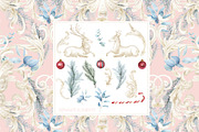 Winter Deer Borders, wedding png, a Decorative Illustration by WonderWonder (Thumbnail 11 of 18)