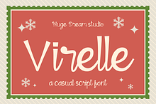 Virelle – A Casual Script Font