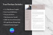 Clean Resume Template Pack | Canva, a Resume Template by Lux Resume (Thumbnail 8 of 9)