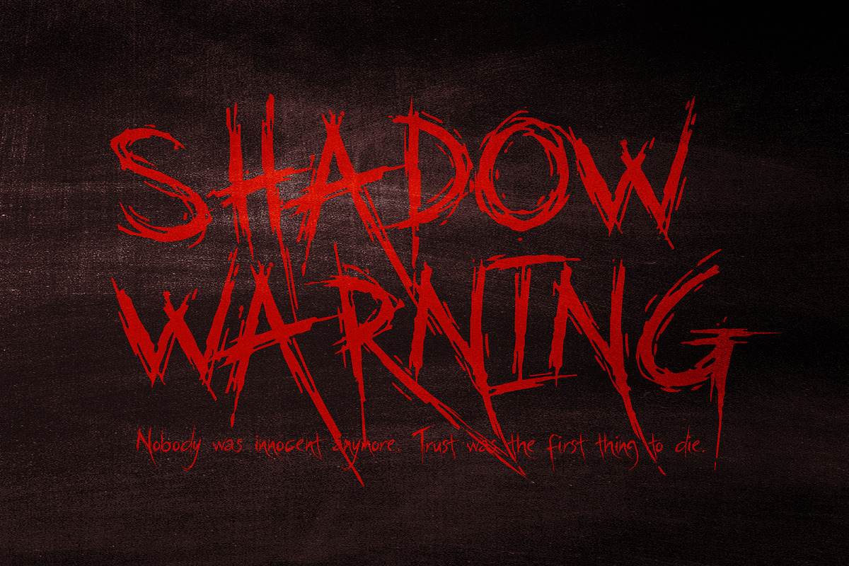 Horaz Genic - Raw Grunge Horror Font, a Handwritten Font by HypeWorksCo (Photo 2 of 15)