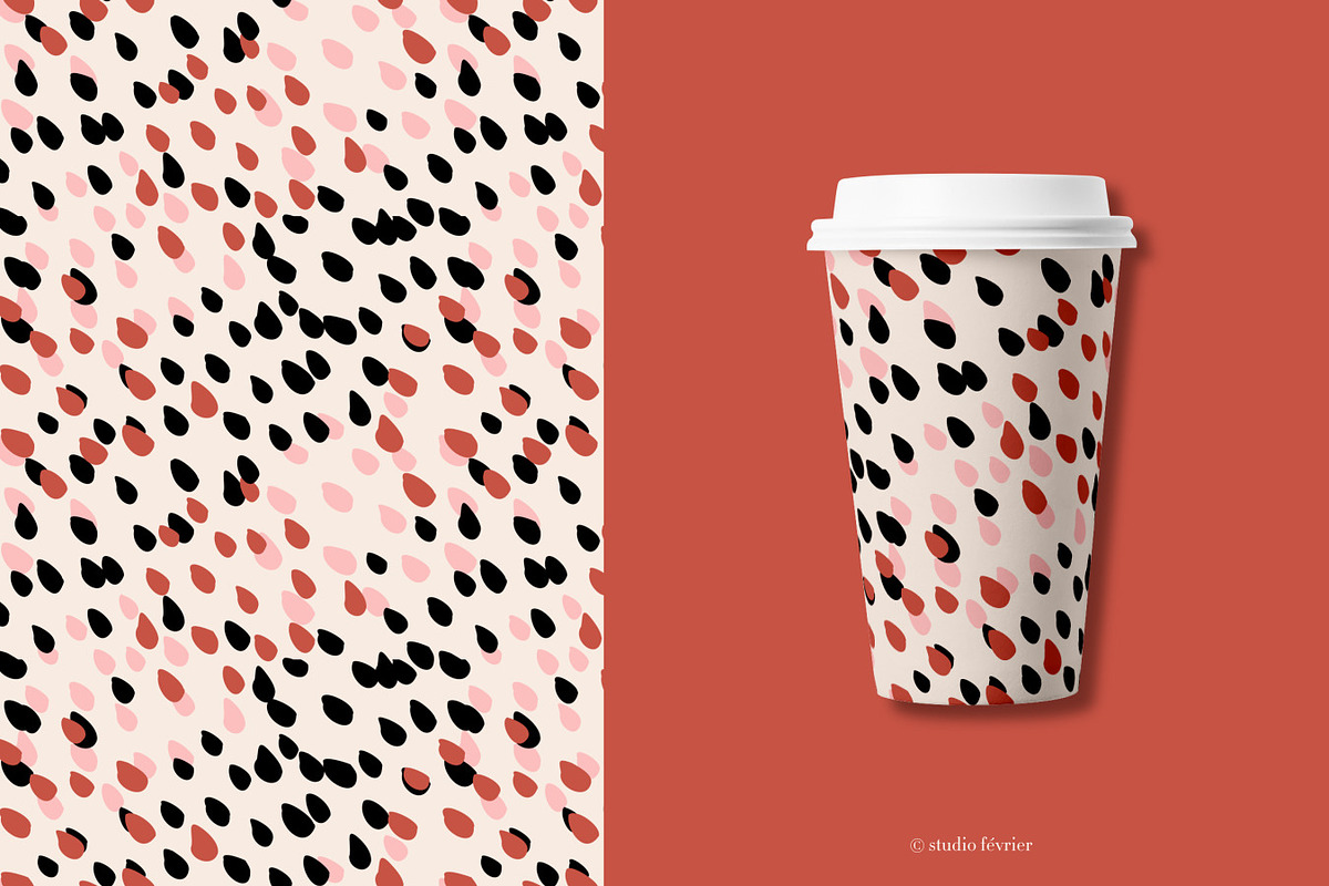 Abstract Painted Seamless Patterns, a Pattern Graphic by Studio Fevrier (Photo 7 of 8)