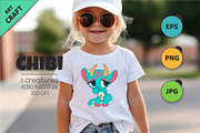 Chibi animals set 01. Tshirt, PNG., an Animal Illustration by KENO Mascots (Thumbnail 4 of 6)