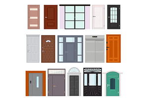 Doors Vector Doorway Front Entrance