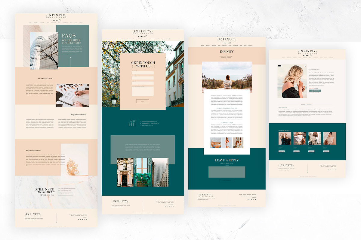 Infinity | Elementor Template Kit, an UI Kit Template by Touringxx Creative Studio (Photo 4 of 6)