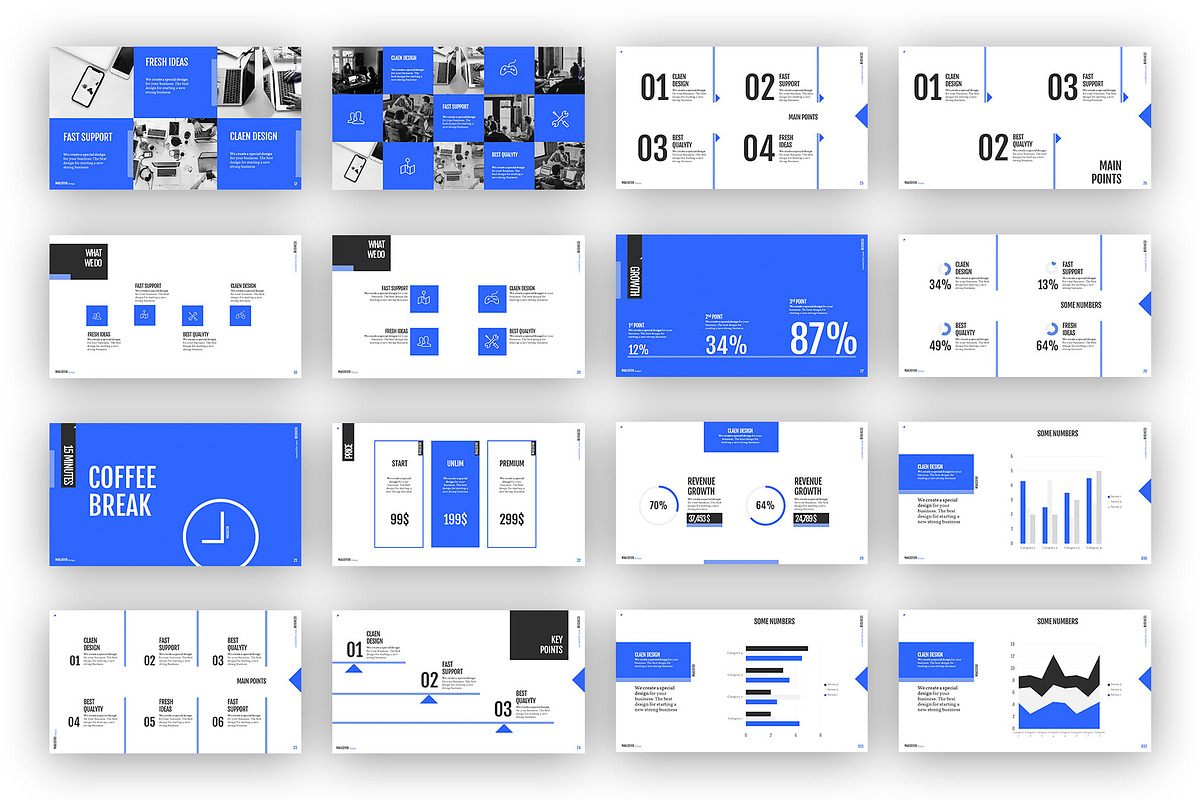 PowerPoint Digital Team Portfolio, a Presentation Template by INSP.DESIGN