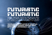 Flazie - Modern Future Font, a Sans Serif Font by Dhabee (Thumbnail 7 of 8)