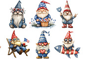 Groovy 4th of July Gnomes PNG, an Illustration by SinaCreation (Thumbnail 3 of 5)
