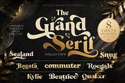 The Grand Serif Collection - 8 Bold, a Serif Font by NendesKombet Studio (Thumbnail 1 of 9)
