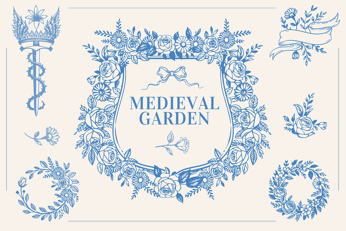 Medieval Garden 77 items, an Illustration by TatianaCociorva (Photo 1 of 3)