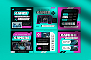 Video Games Instagram Pack, a Social Media Template by graphicook (Thumbnail 2 of 5)
