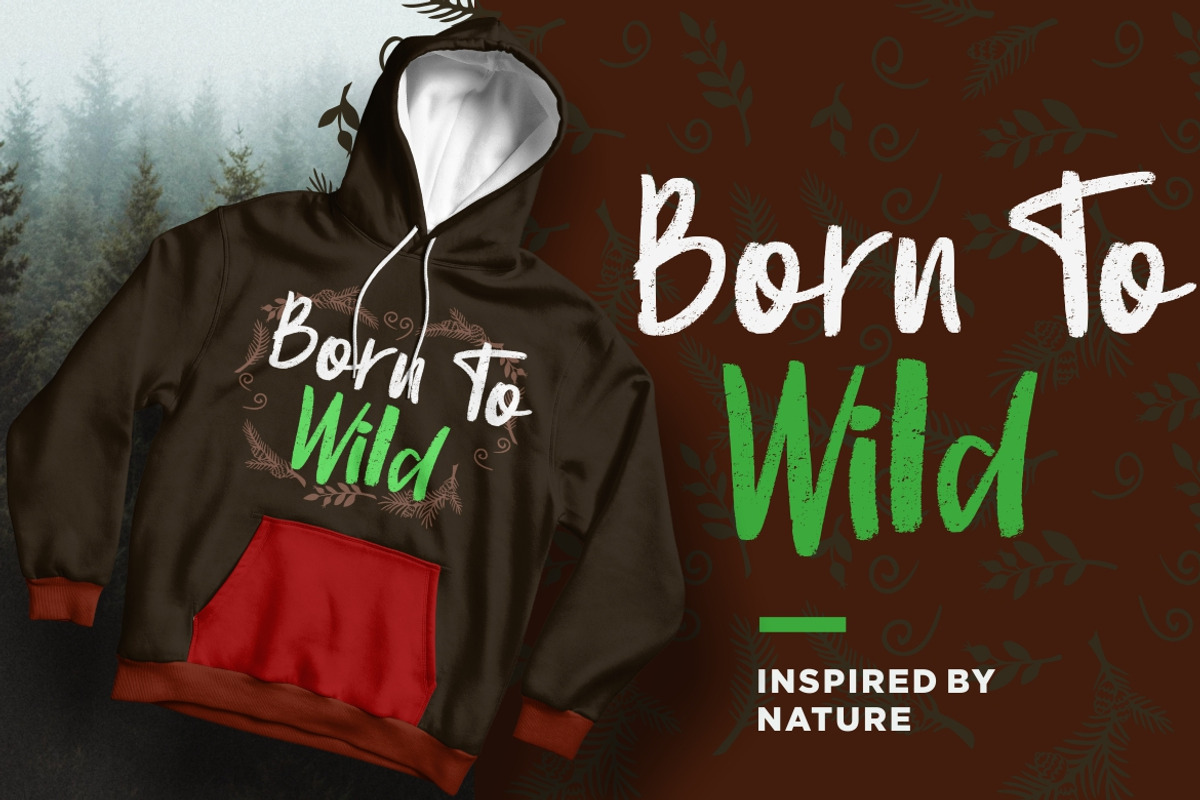 Burning Down Advertisement Font preview 3