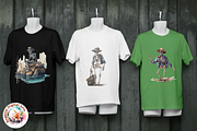 Watercolor Skeloten Guy Clipart, an Object Graphic by Negarin Digital Art (Thumbnail 9 of 11)