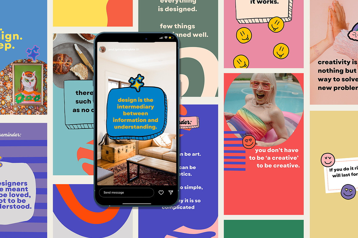 POUL Template | Canva Insta Story, a Social Media Template by Two Sleepy Heads Studio (Photo 1 of 4)