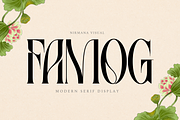 Famog - Branding Logo Font, a Serif Font by Nirmana Visual (Thumbnail 1 of 10)