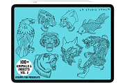 Bundle Animals & Insects -Stamp Sets, a Brush Add-On by LA Studio Sthlm (Thumbnail 2 of 15)