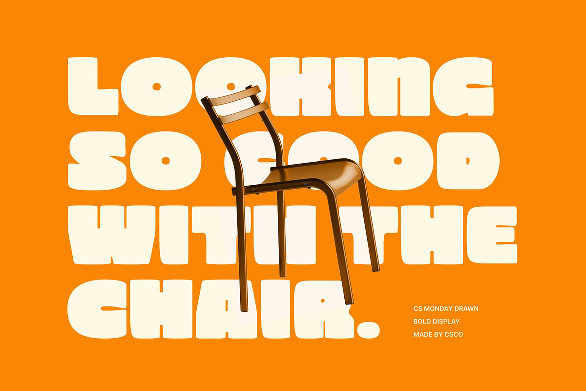 CS Monday Drawn, a Sans Serif Font by Craft Supply Co. (Photo 6 of 8)