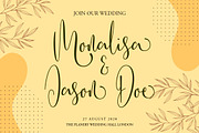 Honeymoon script, a Script Font by akrtype (Thumbnail 3 of 7)
