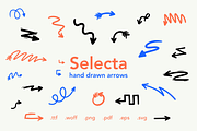 Selecta - Hand Drawn Arrows, an Object Graphic by David is Creative (Thumbnail 1 of 6)