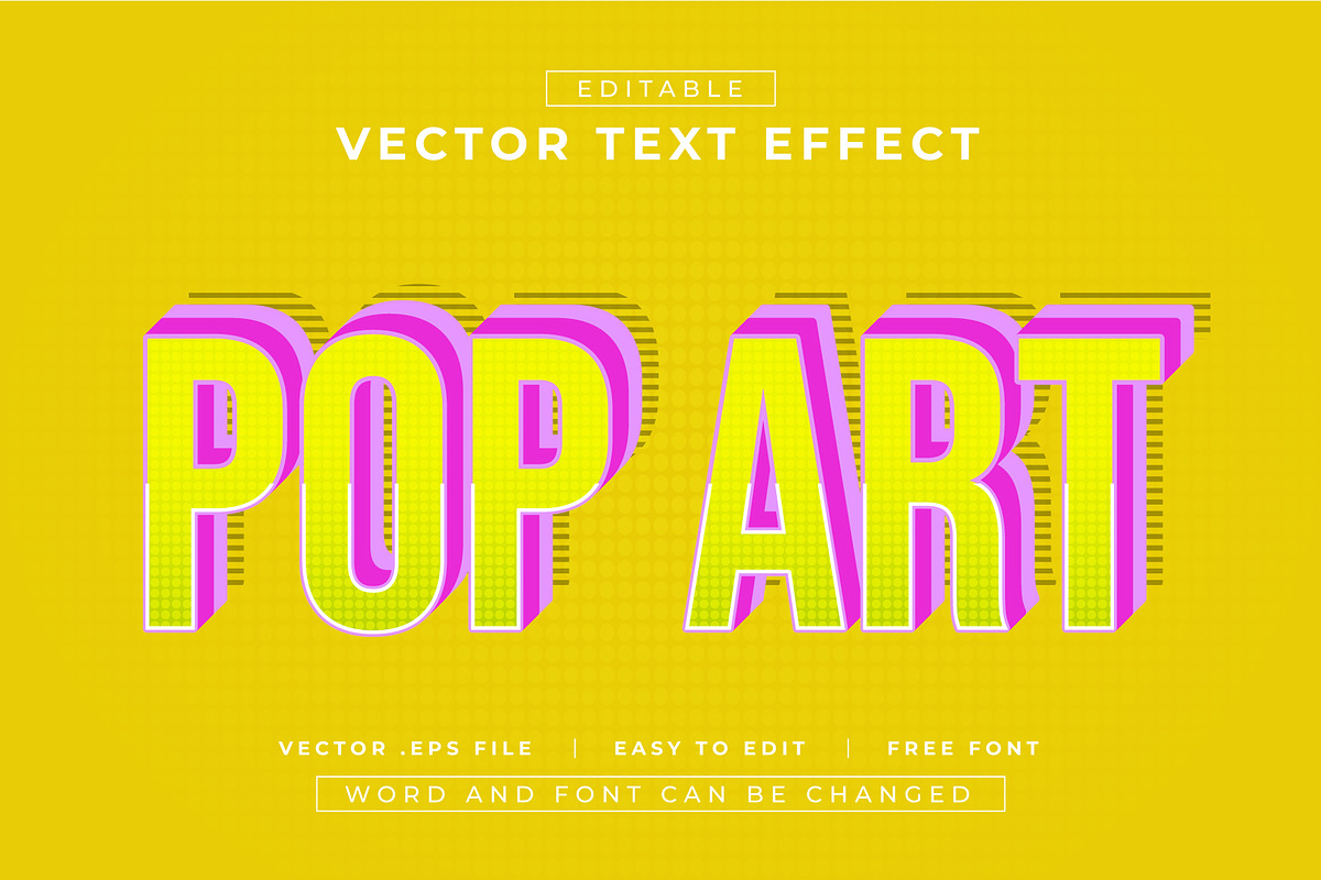 16 Pop Art Style Text Effects | EPS, a Layer Style Add-On by padilah_a (Photo 12 of 20)
