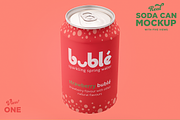 Soda can mockup with 5 awesome views, a Product Mockup by Itsmesimon (Thumbnail 2 of 11)