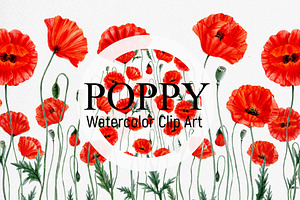 POPPY- clip art.