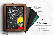 Christmas Chalk Procreate Brushes, a Brush Add-On by OkayAnnie Designs (Thumbnail 9 of 14)