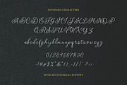 Bitterdine - Natural Calligraphy, a Script Font by Sarid Ezra (Thumbnail 9 of 9)