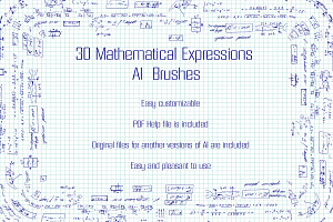 30 Mathematical Illustrator Brushes