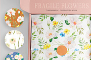 White Flowers watercolor collection, a Decorative Illustration by Volha Studio (Thumbnail 8 of 9)