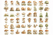 Mushroom Fairies. Kids collection, an Illustration by DreamCafeArt (Thumbnail 2 of 9)