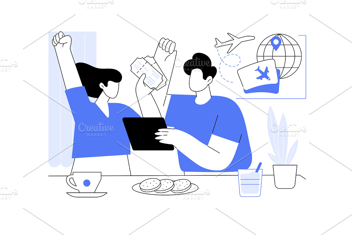 Buying tickets isolated cartoon, a Person Illustration by Visual Generation