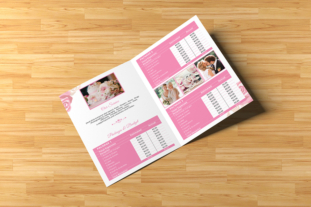 Wedding Planner Bi-Fold Brochure, a Brochure Template by Rimana_Templatehive (Photo 4 of 4)