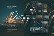 Deepy Moody Teal Lightroom preset, a Preset Add-On by SHOOM HOUSE (Thumbnail 1 of 12)