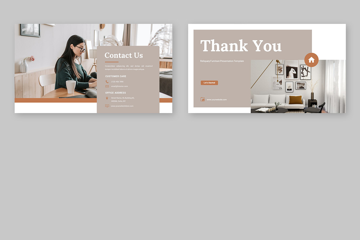 Furniture Google Slides Template, a Presentation Template by rudiSasori (Photo 9 of 9)