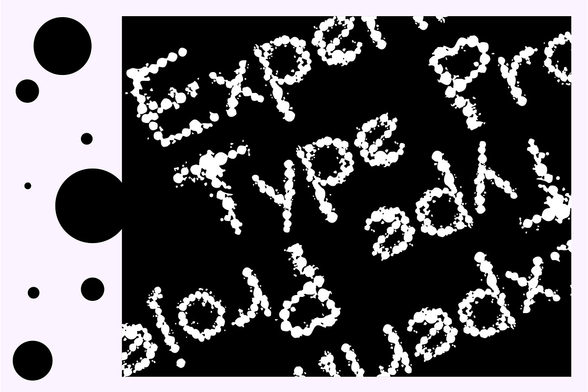 INKLETS - Display Font, a Font by Hybridbee Design (Photo 3 of 6)