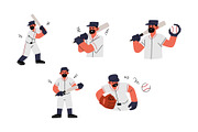 Character Baseball Man Vol 1, a Sport Illustration by SLAB! Design (Thumbnail 2 of 3)