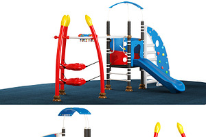 Kids Playground Equipment With Slide