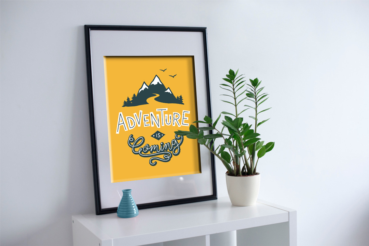 Adventure Lettering Illustrations., an Illustration by tetiana.svirska (Photo 5 of 7)