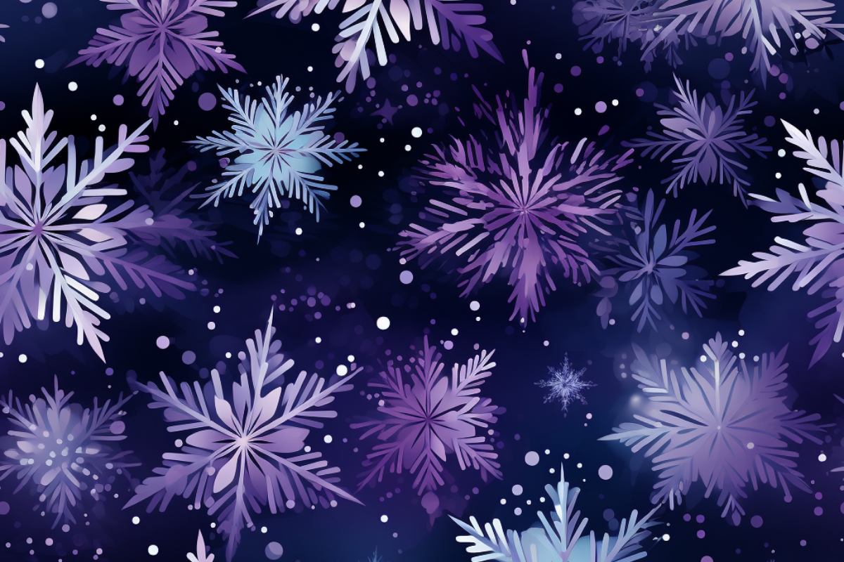 Christmas Snowflakes Seamless Paper, a Background Graphic by Agnesagraphic (ID 95) (Photo 2 of 8)