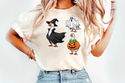 Boo Ghost Goose Png, an Illustration by Watercolor design (Thumbnail 3 of 3)