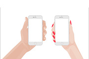 Hands holding iphone. Place ur image, a Background Graphic by Lemberg Vector (Thumbnail 2 of 2)