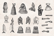 Ladies' Fashion Engravings, an Illustration by Graphic Goods (Thumbnail 3 of 9)