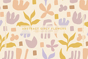 Abstract Girly Flowers, a Wallpaper Graphic by MalyskaStudio (Thumbnail 1 of 6)