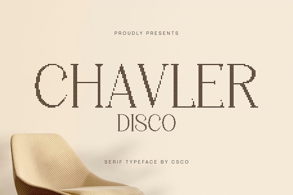 Chavler Disco, a Serif Font by Craft Supply Co. (Photo 1 of 8)